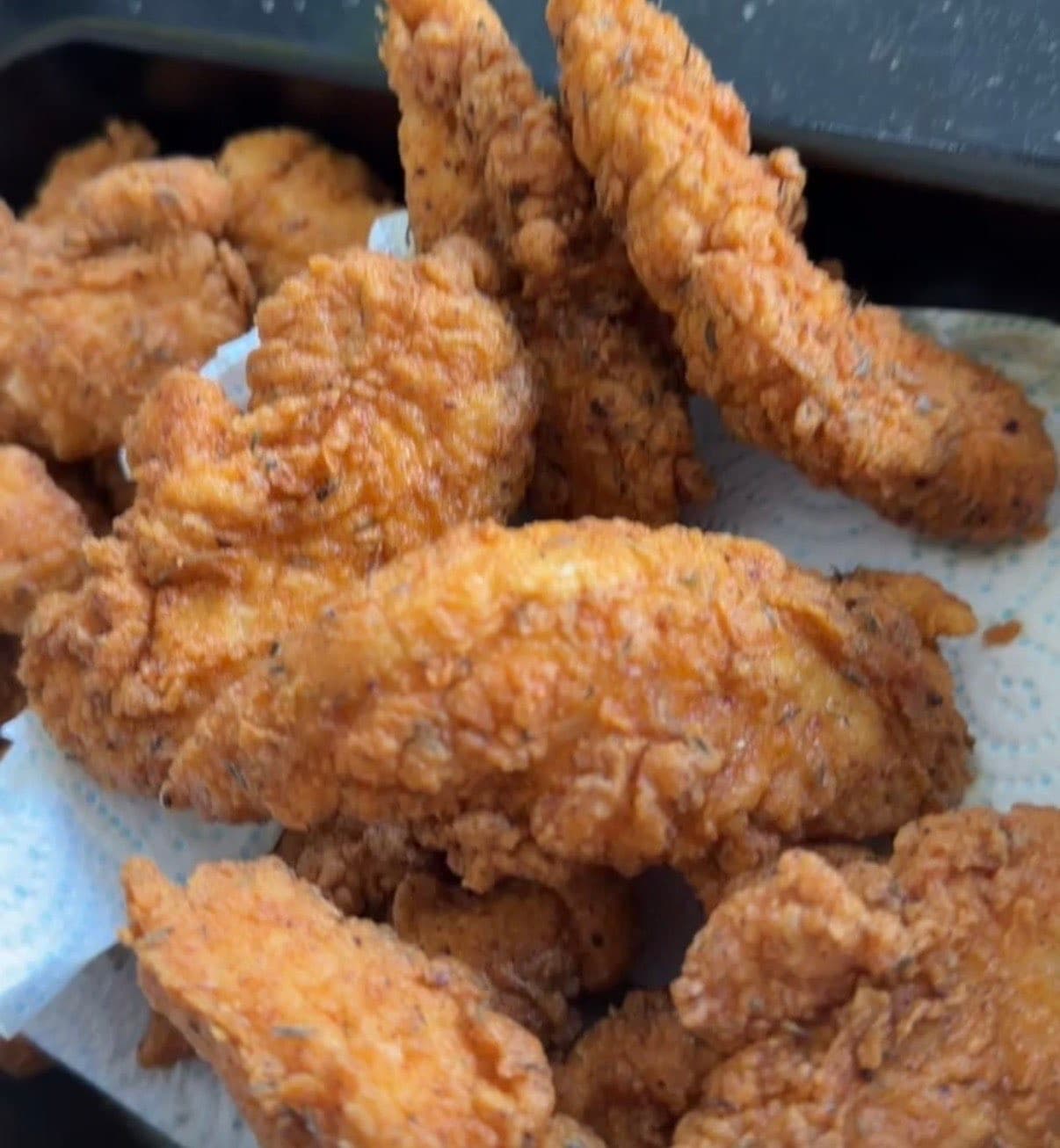 Crispy chicken strips prepared by Yard Kitchen
