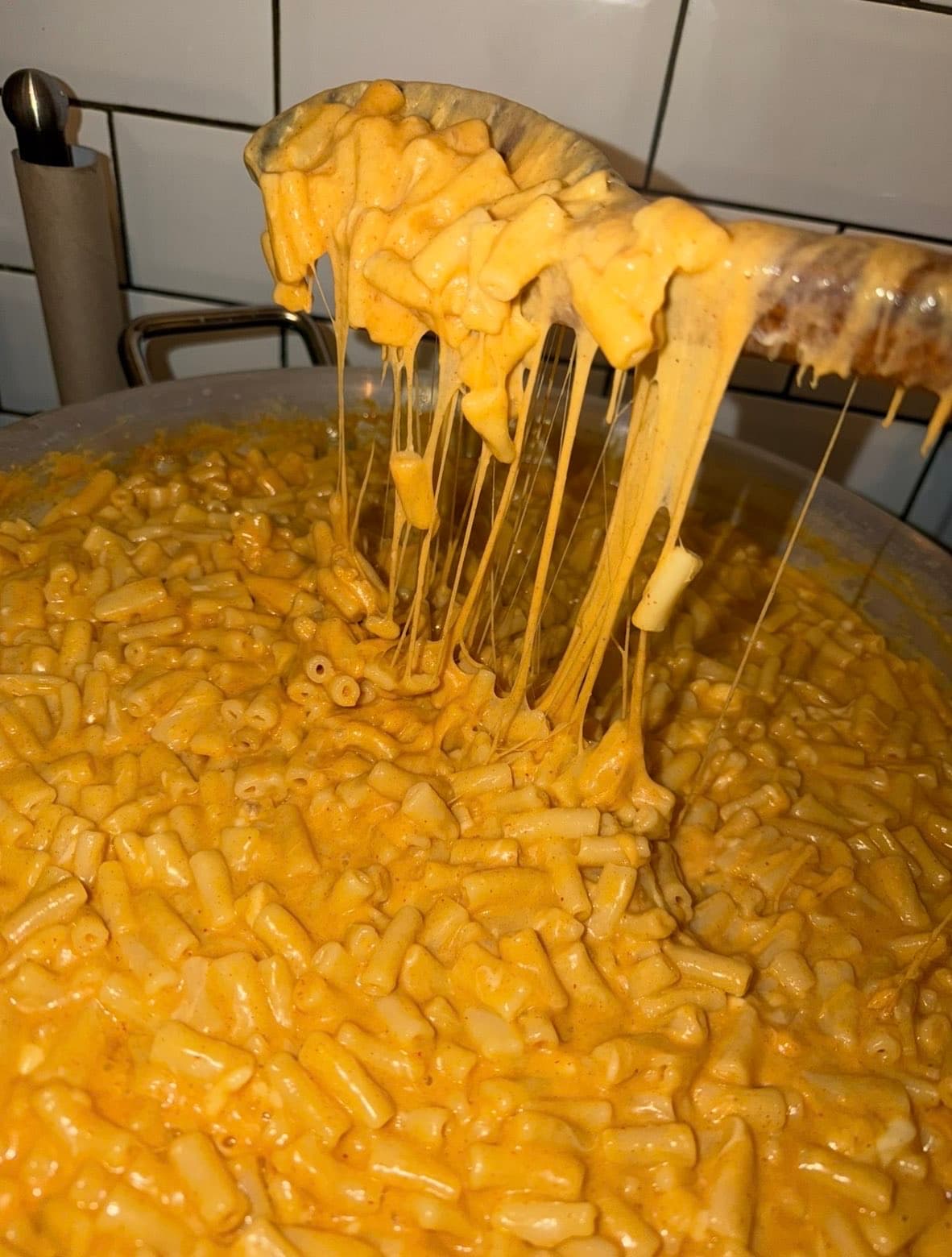 Baked mac and cheese side from Yard Kitchen